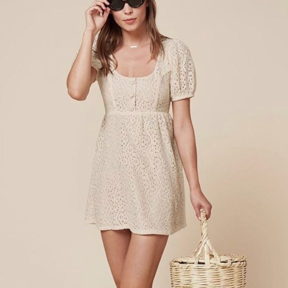 Reformation Tabitha Lace Dress Clarinda 4 NWT